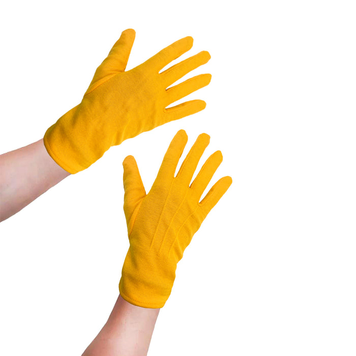 handschuhe gelb karneval Handschuhe Herren und Damen Handschuh gelb für Fasching Karneval Motto — Oblique Unique
