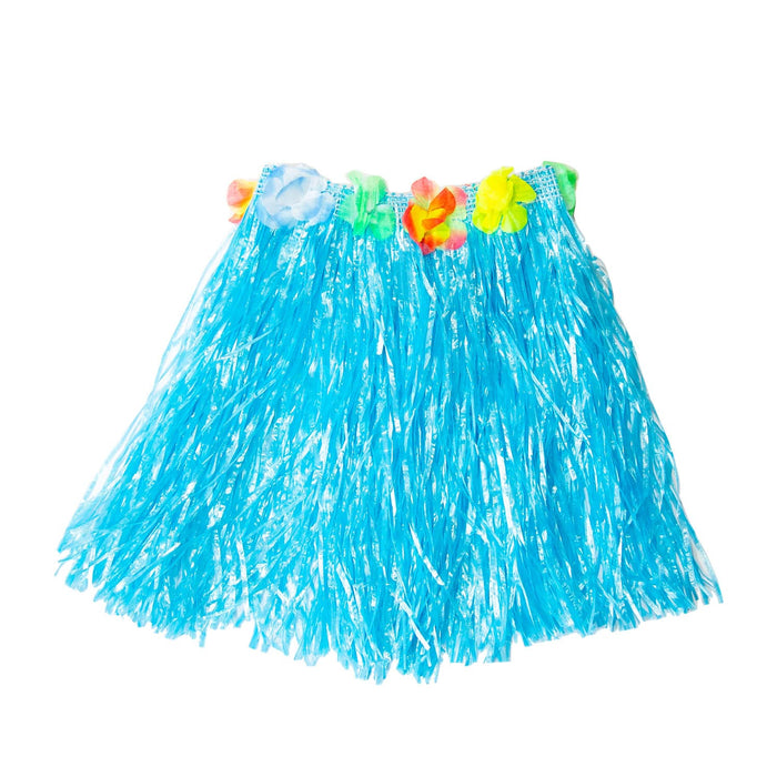 Hula Rock Hawaii-Rock Damen Hawaii Party Beachparty Fasching Karneval Mottoparty - blau