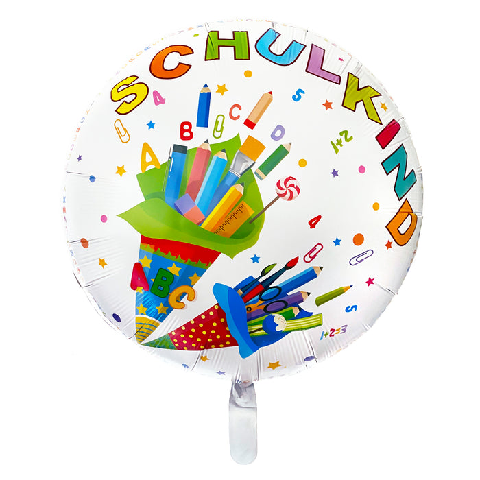 Schulkind Folien Luftballon für Schuleinführung Schulanfang Einschulung Dekoration Deko Ballon