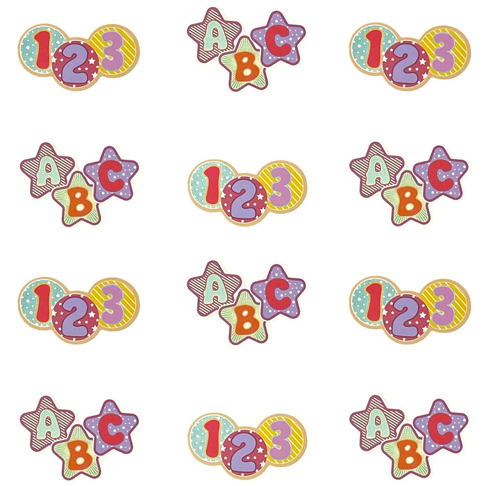 Schuleinführung Schulanfang Einschulung Deko Set - Schulkind Folienballon + 2 Girlanden + Zuckertüten Konfetti + 123 ABC Konfetti