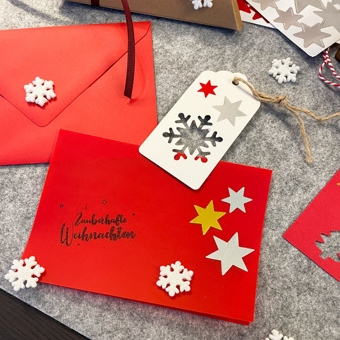 Schneeflocken Schneekristalle als Streudeko Tischdeko Deko für Weihnachten zum Basteln DIY - weiß