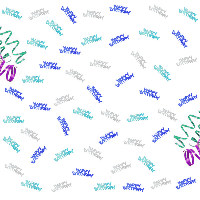 Konfetti Happy Birthday Geburtstag Jubiläum - 2500 Stück - Streudeko Streuteile Deko