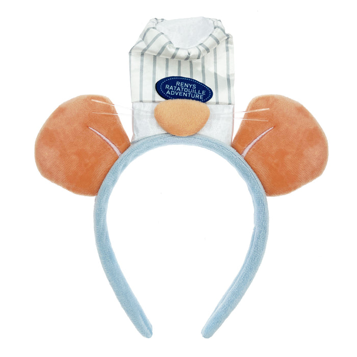 Haarreif Ratten Ohren mit Kochmütze Haarreifen für Fasching Karneval Kostüm Accessoire - grau