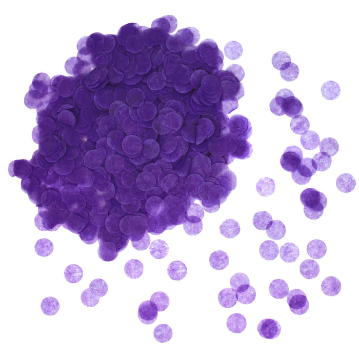 Papier Konfetti Streu Deko Tischdeko für Geburtstag Party Fasching Karneval - dunkellila