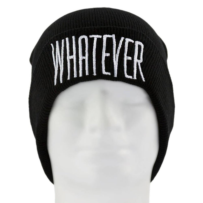 Beanie Mütze Slouch Damen Herren Winter Mützen - WHATEVER