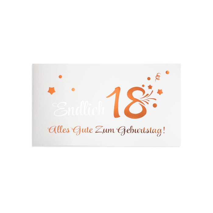 3 Dosen Flaschen Sticker Etiketten Aufkleber - Alles Gute zum 18. Geburtstag