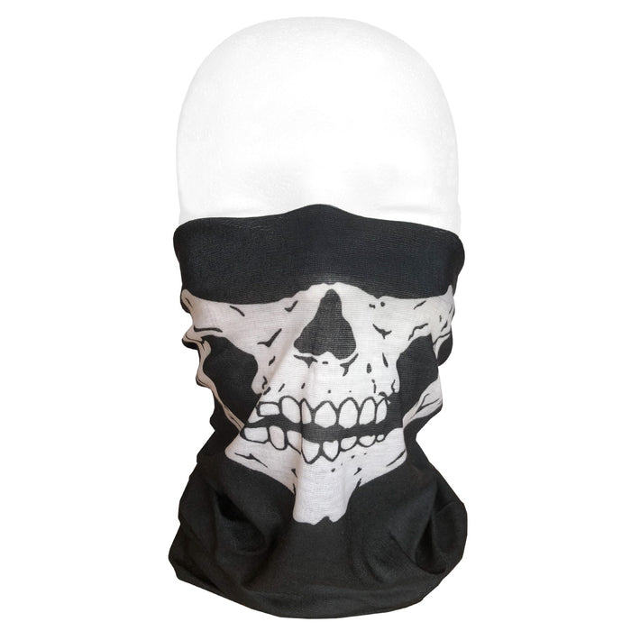 Multifunktionstuch Schlauchtuch Halstuch Loop Mundschutz Outdoor Motorrad Fahrrad - Totenkopf Skull