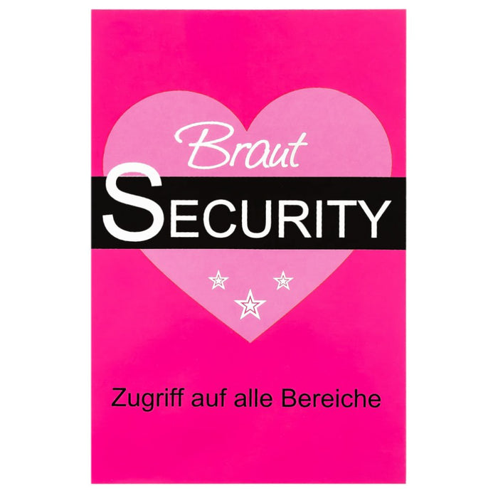 VIP Pass Ausweis Braut Security JGA Junggesellinnenabschied Hochzeit