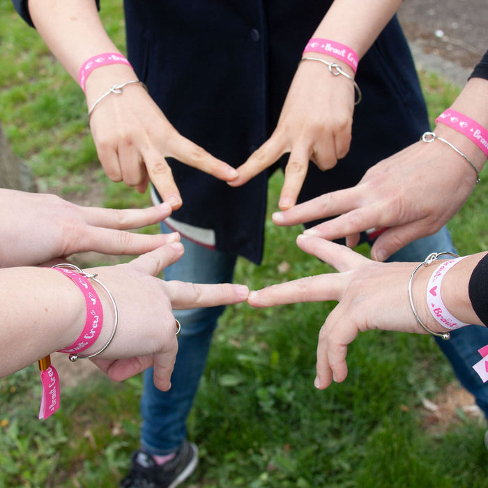 6x Armband Armreif mit Knoten für Mädchen Frauen Damen JGA Hochzeit Geburtstag Party silber