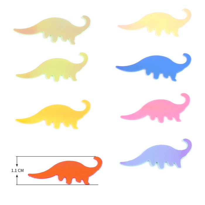 Dinosaurier Konfetti Set Bunt Dino als Streu Tischdeko Dekoration zu Kinder Geburtstag Motto Party DIY zum Basteln
