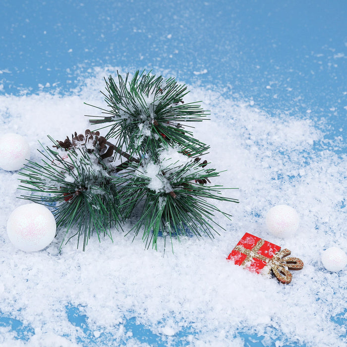 Styropor Kugeln als Streudeko Tischdeko Deko für Weihnachten Weihnachtsdeko zum Basteln DIY - weiß