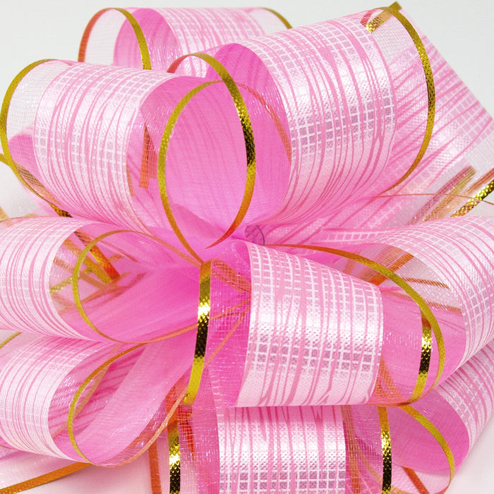 Geschenkschleife Deko Schleife für Geschenke Tüten Zuckertüte Weihnachten Geschenkdeko - rosa