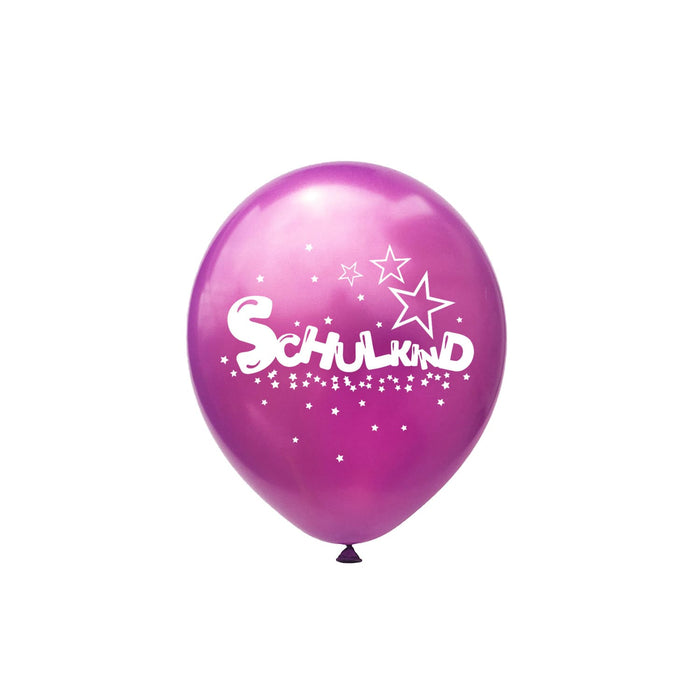 Schuleinführung Schulanfang Einschulung Deko Set - Endlich Schulkind Girlande Luftballons Konfetti