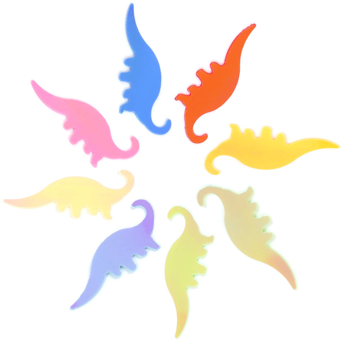 Dinosaurier Konfetti Set Bunt Dino als Streu Tischdeko Dekoration zu Kinder Geburtstag Motto Party DIY zum Basteln