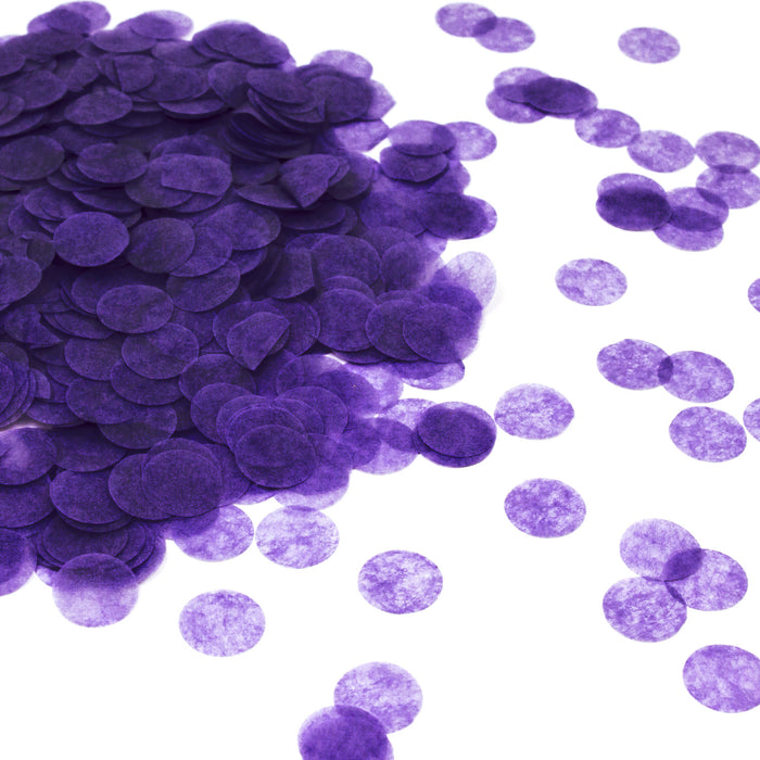 Papier Konfetti Streu Deko Tischdeko für Geburtstag Party Fasching Karneval - dunkellila