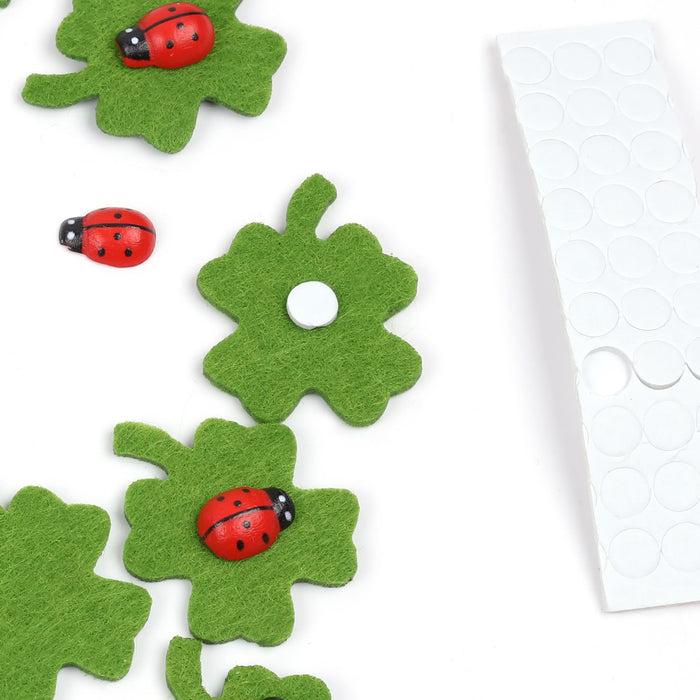 Marienkäfer + Kleeblatt Deko Set Konfetti Geburtstag Silvester Feier Party Glück Streu Geschenk Deko