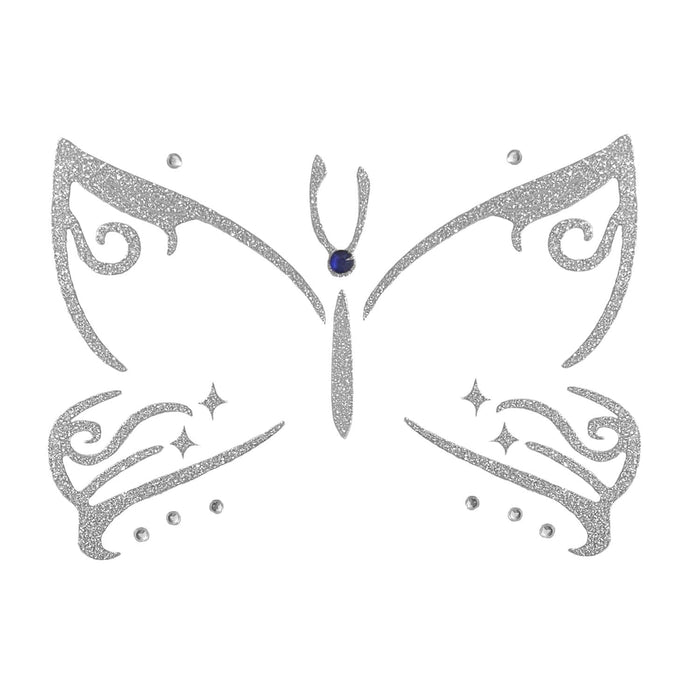 Schmetterling Gesicht Sticker Set Tiergesicht Aufkleber für Fasching Karneval Geburtstag Kinder Motto Party