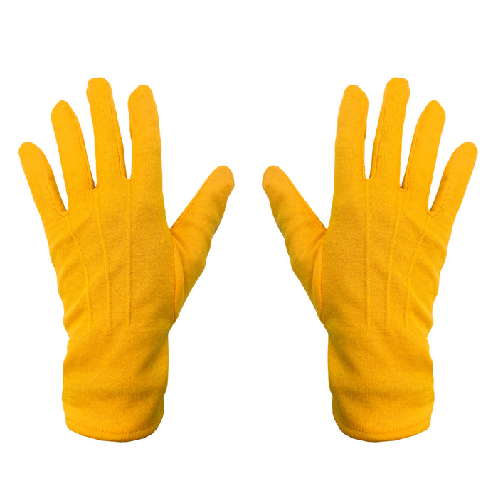 handschuhe kostüm Handschuhe Herren und Damen Handschuh gelb für Fasching Karneval Motto — Oblique Unique