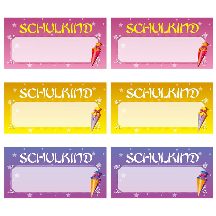 6 Namensaufkleber Namen Etiketten Sticker Kinder Kindergarten Schule