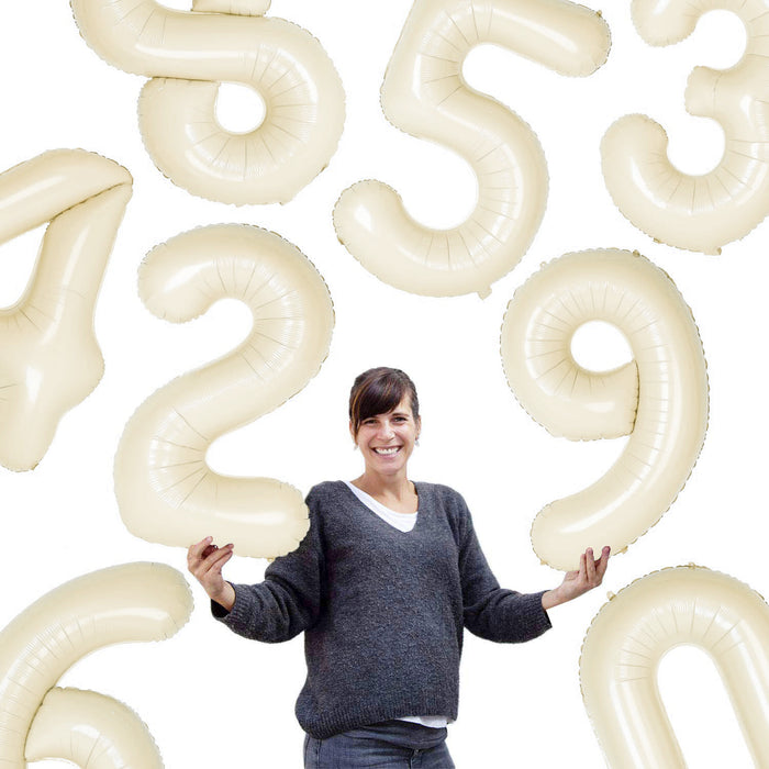 1x Folien Luftballon mit Zahl 1 für Geburtstag Jubiläum Party Deko Ballon