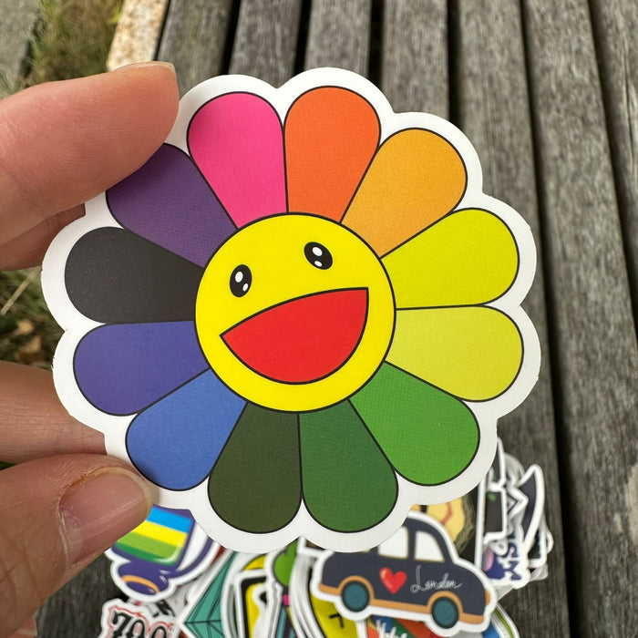 100 Stück Graffiti Sticker Vinyl Aufkleber Reisen Skateboard Snowboard Laptop