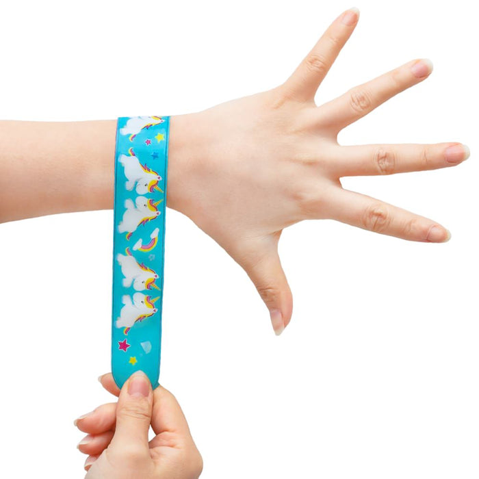 Einhorn Schnapparmbänder Armbänder Kindergeburtstag Mitgebsel - türkis