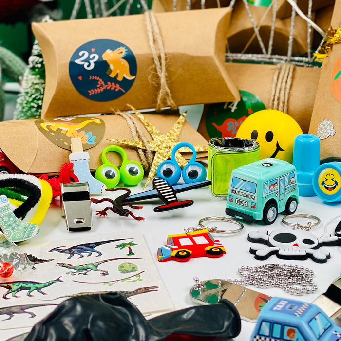 24 Geschenke für DIY Adventskalender für Jungs Jungen zum Basteln Spielen Mitgebsel Kindergeburtstag