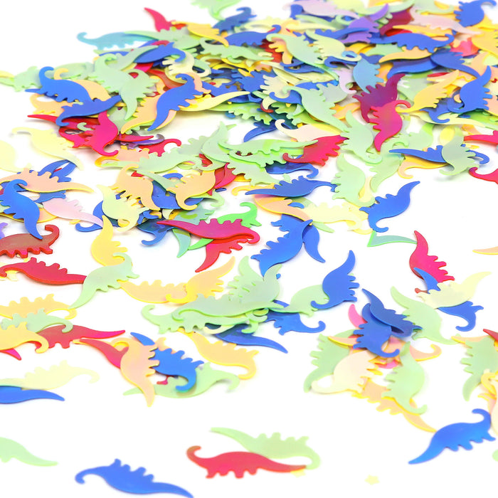 Dinosaurier Konfetti Set Bunt Dino als Streu Tischdeko Dekoration zu Kinder Geburtstag Motto Party DIY zum Basteln
