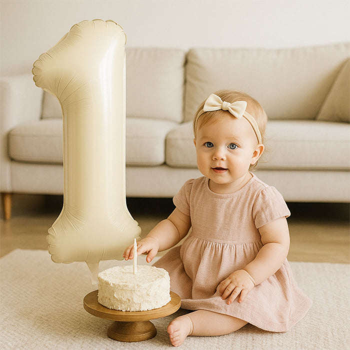 1x Folien Luftballon mit Zahl 1 für Geburtstag Jubiläum Party Deko Ballon