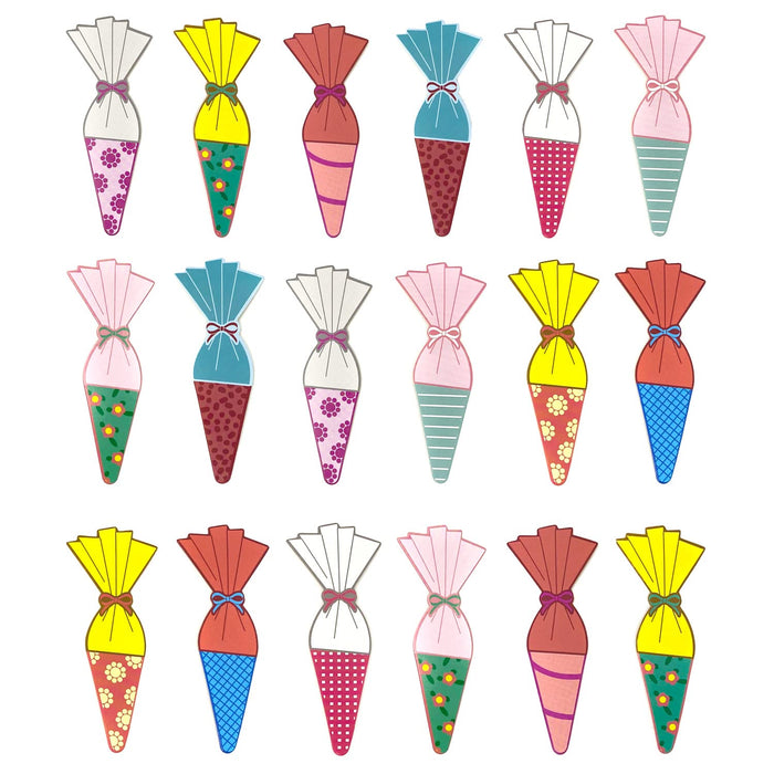 Schuleinführung Schulanfang Einschulung Deko Set - Schulkind Folienballon + 2 Girlanden + Zuckertüten Konfetti + 20 Luftballons