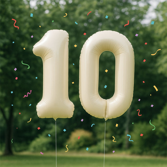 1x Folien Luftballon mit Zahl 0 für Geburtstag Jubiläum Party Deko Ballon