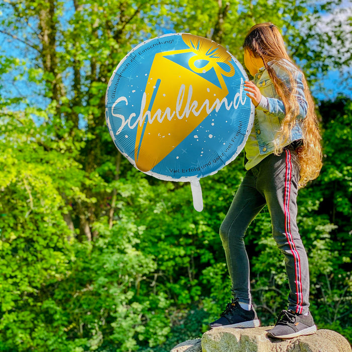 Schulkind Folien Luftballon für Schuleinführung Schulanfang Einschulung Dekoration Ballon