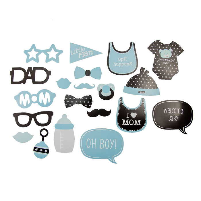 20 Fotorequisiten Fotoaccessoires Baby Shower Party Neugeborene Junge