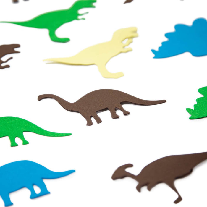 Dino Konfetti 24 Stk. bunt Kinder Geburtstag Dinosaurier Tisch Deko Streudeko