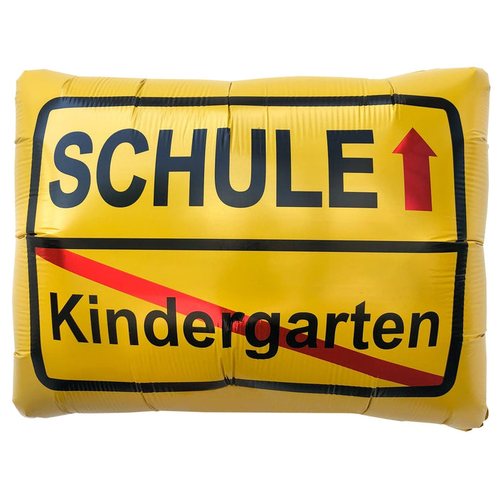 Schuleinführung Schulanfang Einschulung Deko Set - Alles Gute zum Schulanfang Girlande + Ballon + Konfetti