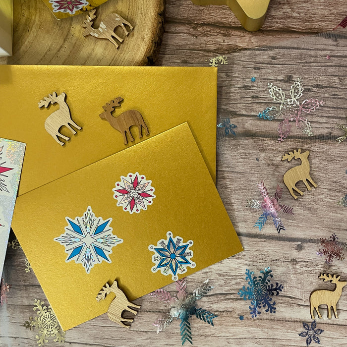 Holz Rentier Hirsch Konfetti 12 Stk. als Tisch Streu Deko für Weihnachten DIY Dekoration Basteln