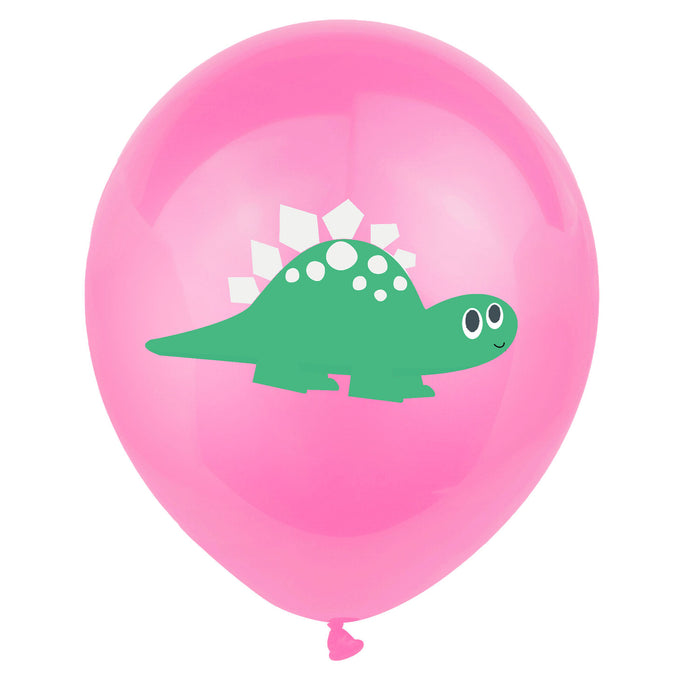 10 Dino Luftballons für Kinder Geburtstag Motto Party Schuleinführung Dinosaurier Ballons Farbmix