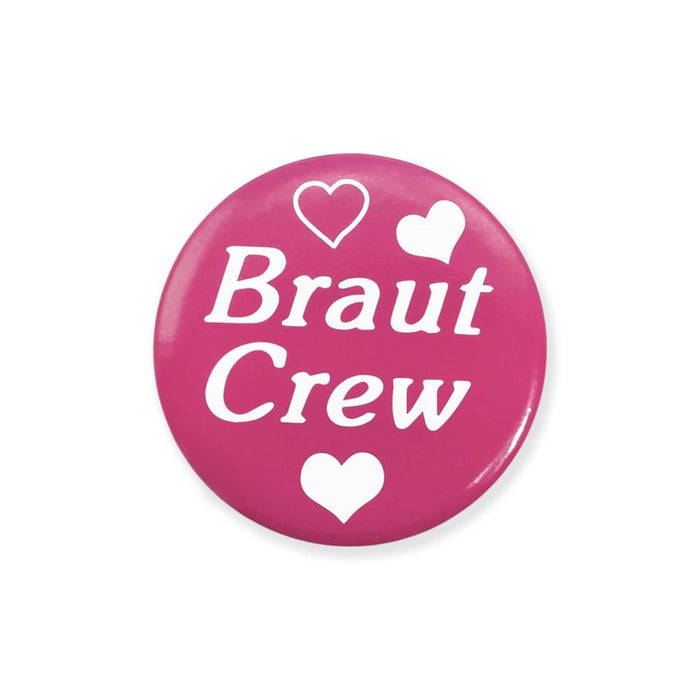 Button JGA Junggesellinnenabschied Hochzeit - Braut Crew