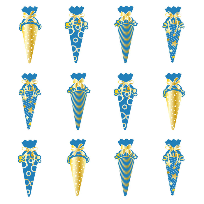 Schuleinführung Schulanfang Einschulung Deko Set - Schulkind Folienballon + 2 Girlanden + 2 Konfetti Sets