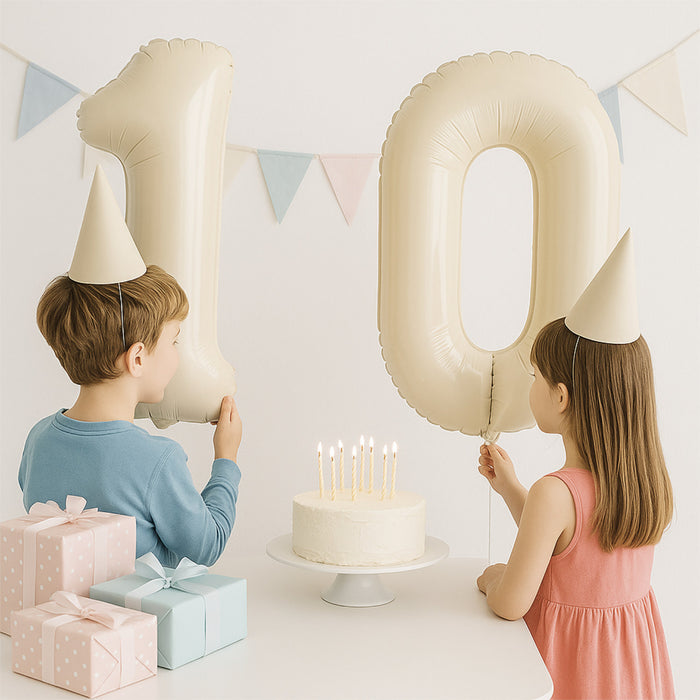 1x Folien Luftballon mit Zahl 0 für Geburtstag Jubiläum Party Deko Ballon