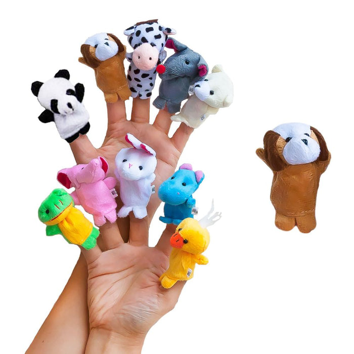 Fingerpuppen Handpuppen Baby Tier Set zum Spielen und Lernen