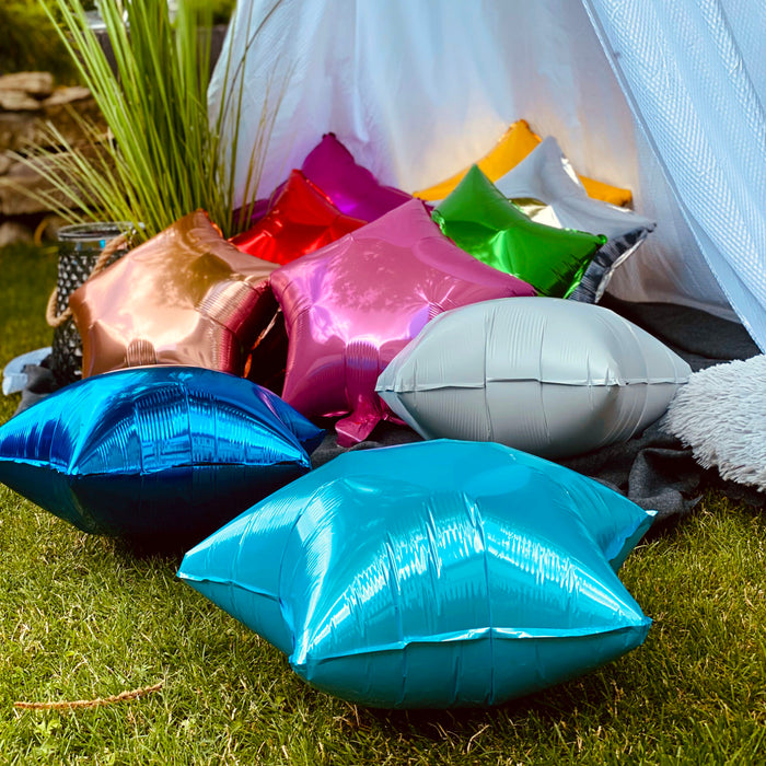 3er Set Stern Folien Luftballons Kinder Geburtstag Party Schuleinführung JGA Hochzeit rosa pink weiß