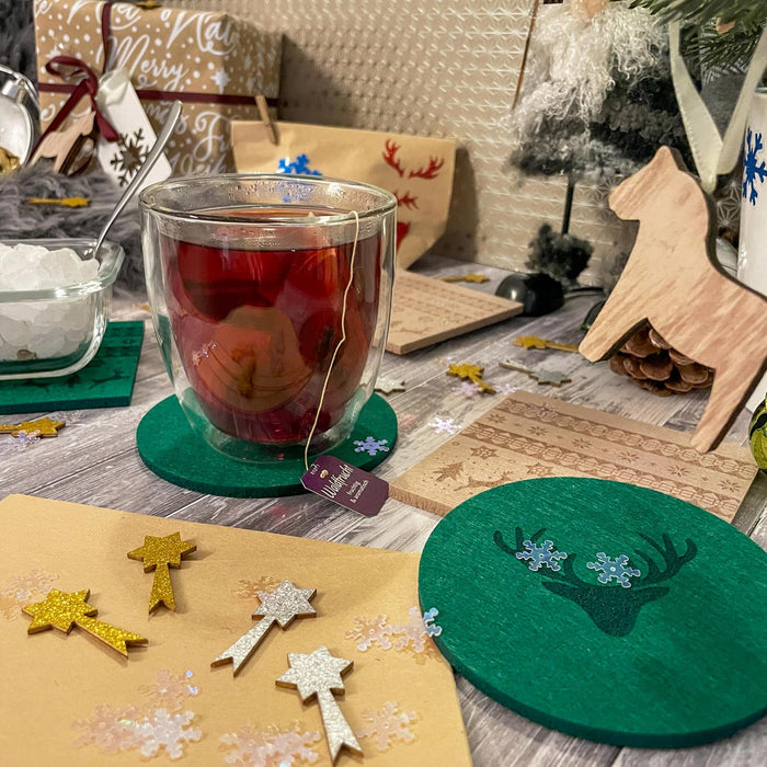 Schneeflocken Konfetti Schnee Streu Deko Tischdekoration für Weihnachten Advent - irisierend