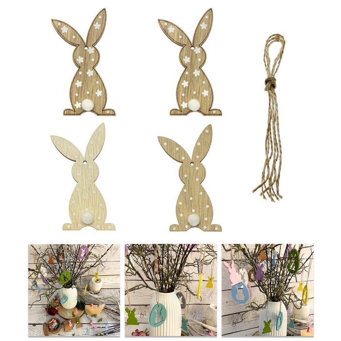LIZANQU 6 Stück Osteranhänger Hase Osterdeko, Osterschmuck LIZANQU 6 Stück Osteranhänger Hase Osterdeko, Osterschmuck
