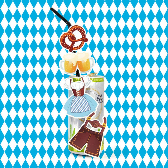 XXL Konfetti Set Oktoberfest Party Papier Streudeko Tisch Deko Dirndl Lederhose Brezel Bier