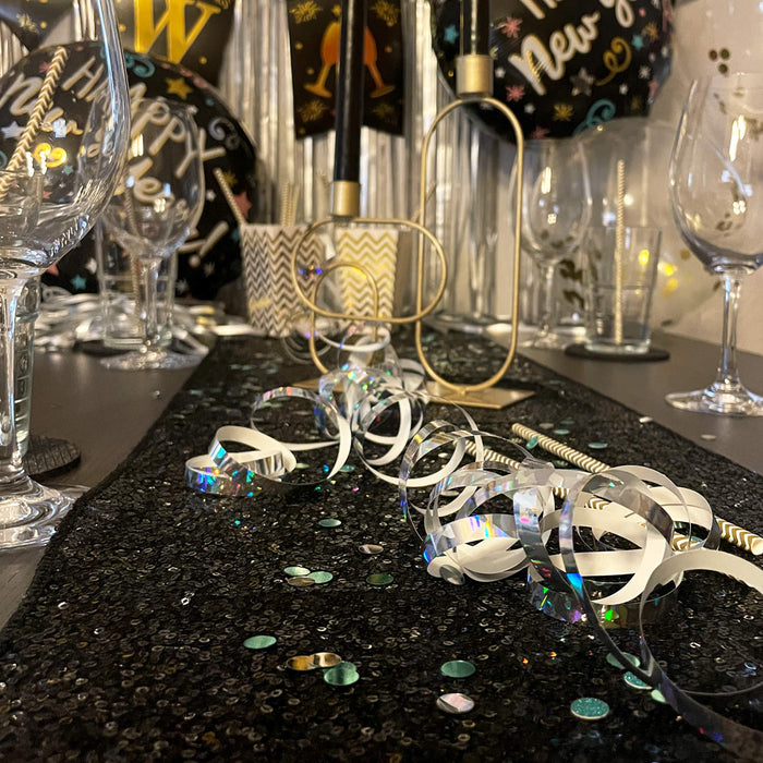 Pailletten Tischläufer Läufer Tischdeko Weihnachten Silberhochzeit Geb — Oblique Unique