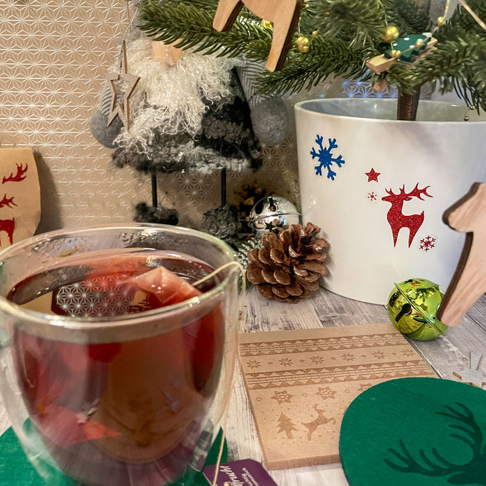 78 Weihnachts Sticker Xmas Glitzer Aufkleber für Weinachten Rentier uvm. Weihnachtsdeko - rot