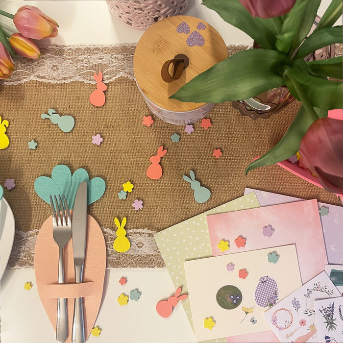 65 Vintage Sticker Blumen Schmetterlinge Namen Aufkleber zum Basteln Scrapbooking Dekoration Verzierung