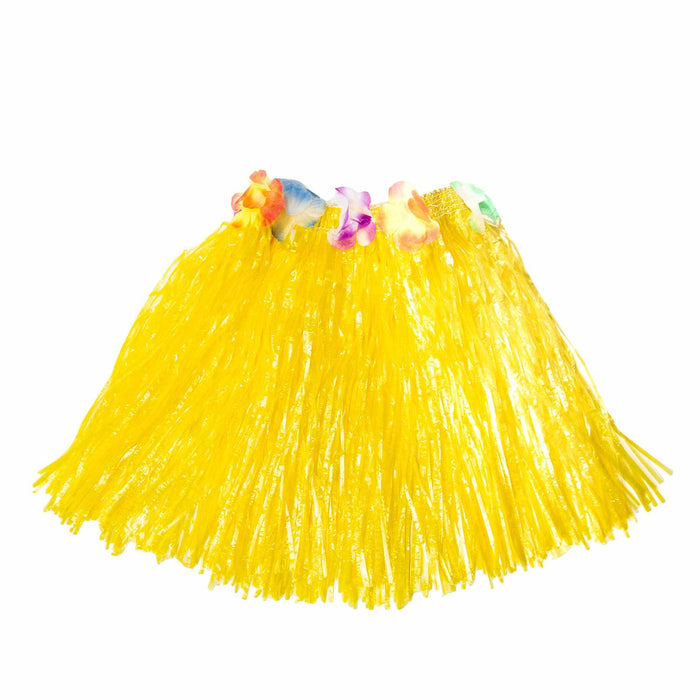 Hula Rock Hawaii-Rock Damen Hawaii Party Beachparty Fasching Karneval Mottoparty - gelb