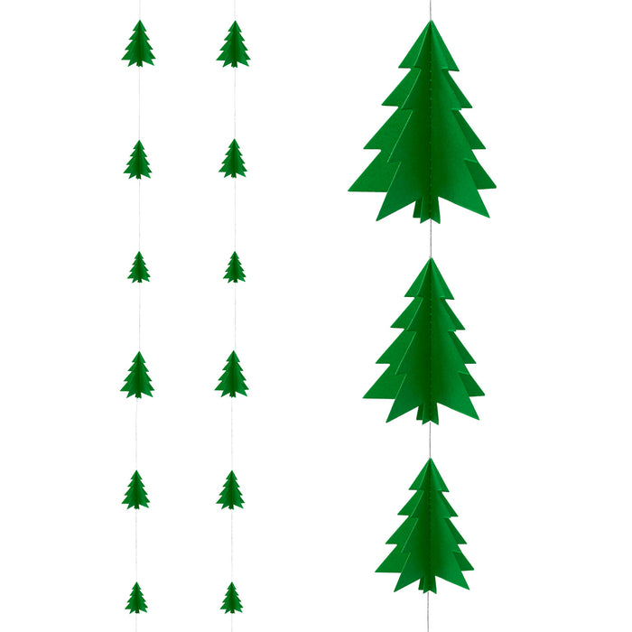 3D Tannenbaum Deckenhänger Weihnachtsbaum Girlande Deko für Weihnachte — Oblique Unique
